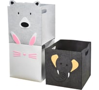 Корзина для хранения игрушек Kids Zone 3 шт A4508