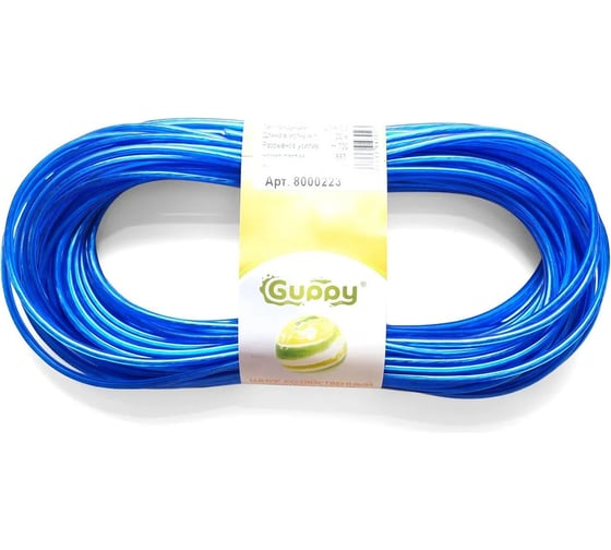 Хозяйственный шнур Guppy с полимерным покрытием, армированный, Ф3 (20м) Синий 8000223