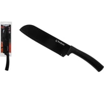 Нож кухонный азиатский сантоку (santoku) PERFECTO LINEA 18 см, серия CHEF dark, 21-118001