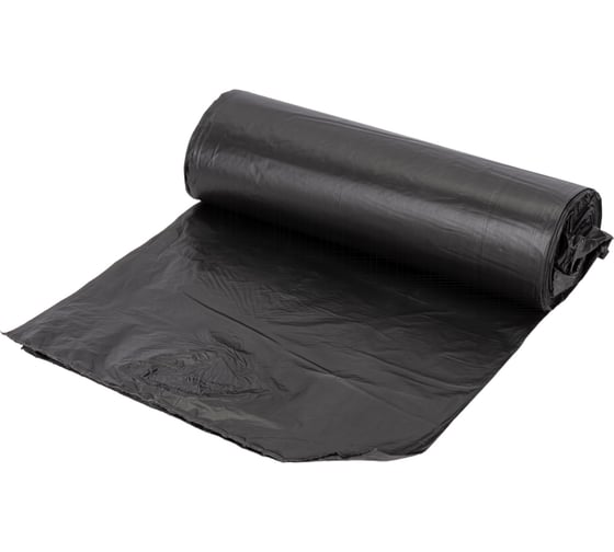 Мешки д/мусора 30 л ПНД 10 мкм 48x55 см 20 шт/рул. черный 1-2-PRO ММН03010-20