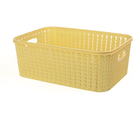 Корзина Comfort Life Вязаный узор 6 л, коричневая 1/32 ЕК-611-8