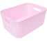 Корзина Comfort Life Вязаный узор 10 л, розовая 1/32 ЕК-612-3 1