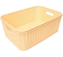 Корзина Comfort Life Вязаный узор 6 л, кремовая 1/32 ЕК-611-6