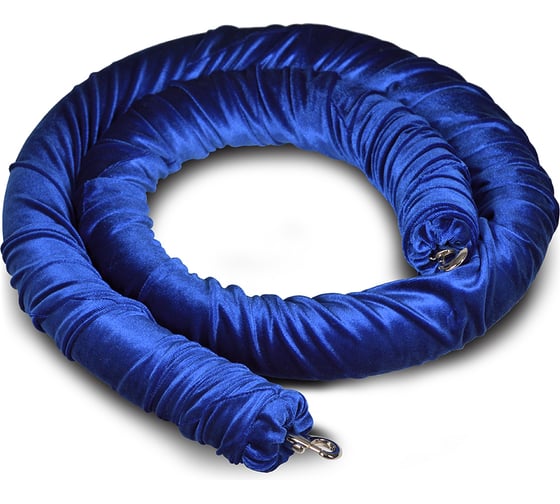 Декоративный канат бархатный Rusbarrier KBS-104520 blue 1