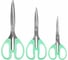 Ножницы BRAUBERG CLASSIC PRO 3 шт 155, 185, 210 мм, мятные ручки 272979 2