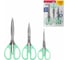 Ножницы BRAUBERG CLASSIC PRO 3 шт 155, 185, 210 мм, мятные ручки 272979 11