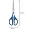 Ножницы BRAUBERG UNIVERSAL 3 шт 140, 170, 210 мм, черно-синие ручки 272978 11