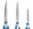 Ножницы BRAUBERG UNIVERSAL 3 шт 140, 170, 210 мм, черно-синие ручки 272978 7