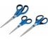 Ножницы BRAUBERG UNIVERSAL 3 шт 140, 170, 210 мм, черно-синие ручки 272978 6