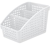 Органайзер МУЛЬТИДОМ «Лофт» с перегородками, широкий, 180х135х120 мм, белый 672 006