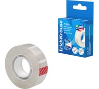 Клейкая лента ErichKrause Прозрачная, 18 мм x 33 м, прозрачный 58722