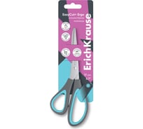 Ножницы для левшей ErichKrause EasyCut+ Ergo, 17 см, ассорти в блистере по 1 шт 60841