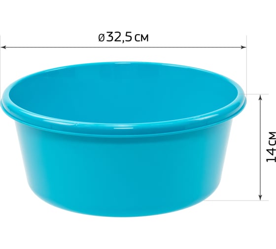 Таз IDEA круглый 8л белый М 2512