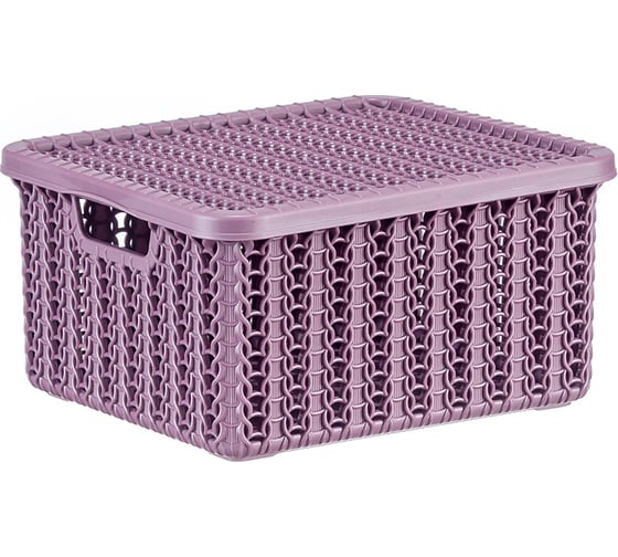 Коробка IDEA ВЯЗАНИЕ 1,5 л с крышкой М 2368