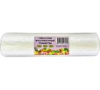 Пакеты фасовочные ELEMENT в рулоне 24x37, 500 шт, ПНД, 7 мкм, 1/30 325002