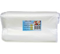 Пакеты фасовочные ELEMENT для заморозки 25x40, 200 шт, ПВД, 35 мкм, 1/30 325001