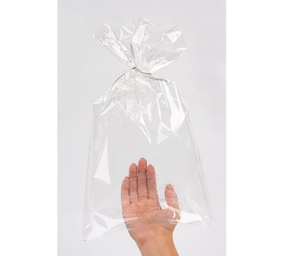 Прозрачный пакет Grand Gift без рисунка 100_040 40х23 см 100 шт PT 100_040 1