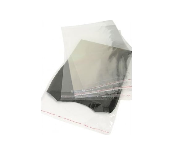 Прозрачный пакет Grand Gift без рисунка 100_246 со скотчем 46х35 см 100 шт PT 100_246 1