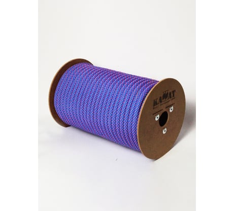 Веревка страховочно-спасательная ОАО КАНАТ КАЗБЕК, ø11мм, 25м, цветная, с сердечником низкого растяжения, оплётка из некручёных нитей 1010480011К25