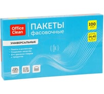 Универсальные фасовочные пакеты OfficeClean 25х40 см, ПВД, 16 мкм, в диспенсере, 100 шт 319216