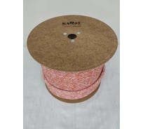 Веревка страховочно-спасательная ОАО КАНАТ КАЗБЕК, ø16 мм, 50 м, цветная, с сердечником низкого растяжения (канаты статические с сердечником низкого растяжения), оплётка из некручёных нитей, 1010480016К50