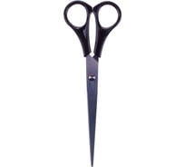 Ножницы Office Space 18см, черные ручки, ПВХ чехол с европодвесом S180B_6712