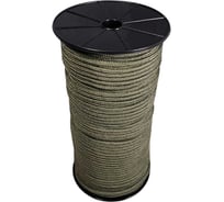 Шнур плетеный полипропиленовый ООО Оптхозторг 4 мм 500 м хаки 05845008
