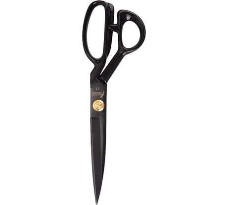 Портновские ножницы ОФИСМАГ ОСТРОВ СОКРОВИЩ 290 мм, КЛАССИЧЕСКИЕ,черные,ручки с силиконовым покрытием 665599