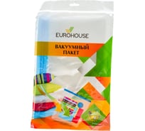 Вакуумный пакет EUROHOUSE 70х100 см, пластик, ПВХ, 55 мкрн 7156