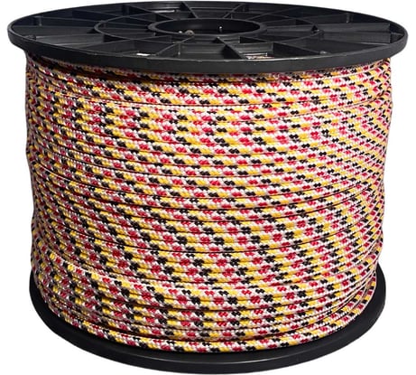 Шнур плетеный полипропиленовый ООО Оптхозторг 6 мм 200 м цветной 1060200