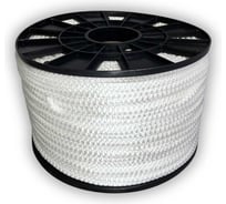 Шнур вязаный ООО Оптхозторг полипропиленовый, 6 мм, 200 м, белый 3062200