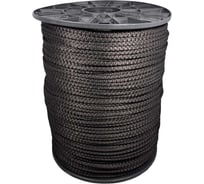 Шнур вязаный полипропиленовый ООО Оптхозторг 6 мм 400 м черный 3061400