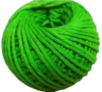 Хлопчатобумажный шпагат ЭБИС 1500 текс, 50 м, зеленый 73822