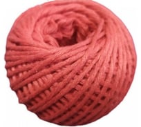 Хлопчатобумажный шпагат ЭБИС 1500 текс, 100 м, красный 70012