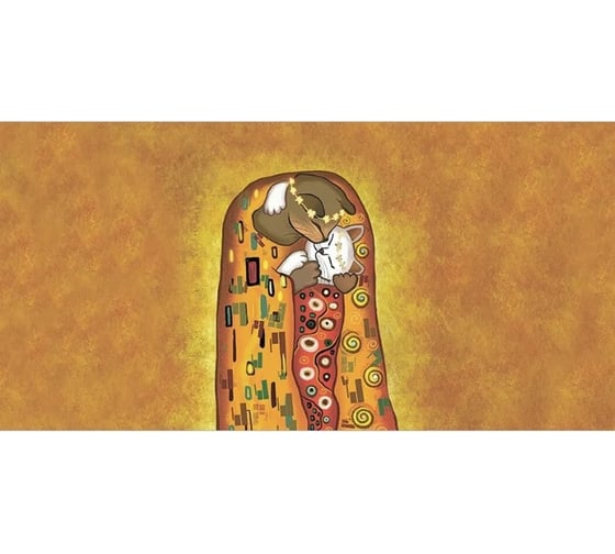 Корзина для хранения вещей JoyArty  Поцелуй котиков 35x50 см  gaba_385273_M