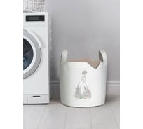 Корзина для хранения вещей JoyArty Прекрасная леди весны 35x35 см gaba_385296_S
