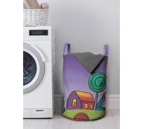 Корзина для хранения вещей JoyArty  Милый городок 35x50 см  gaba_385276_M