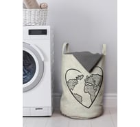 Корзина для хранения вещей JoyArty  Любовь к путешествию 35x50 см  gaba_385281_M