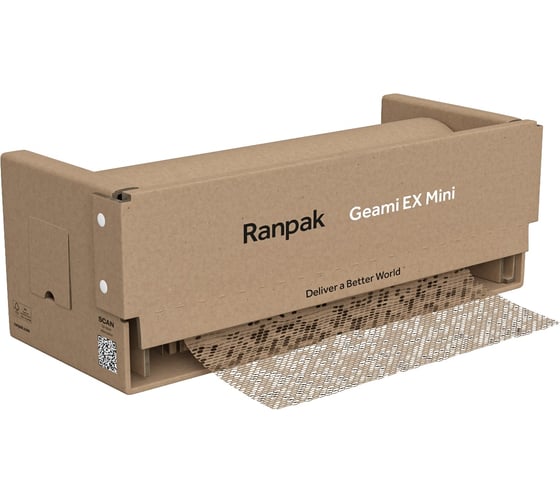 Однослойная упаковочная крафт-бумага Ranpak коричневая Geami WrapPak EX Mini Br 1226811 1