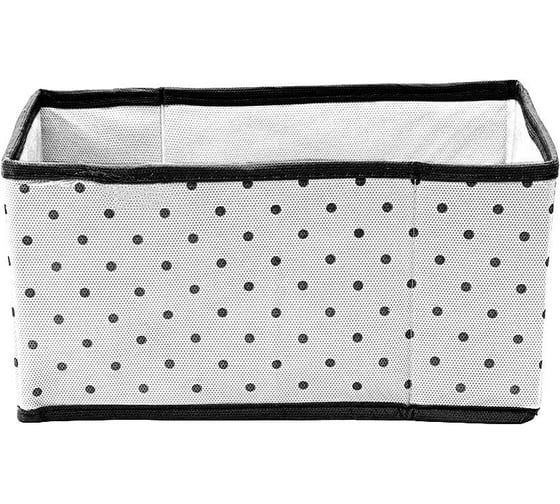 Коробка для вещей в прихожую, гардеробную HOMSU Eco White 25х15х14 см HOM-1240