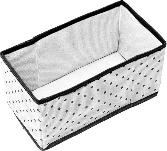 Коробка для вещей в прихожую, гардеробную HOMSU Eco White 25х15х14 см HOM-1240