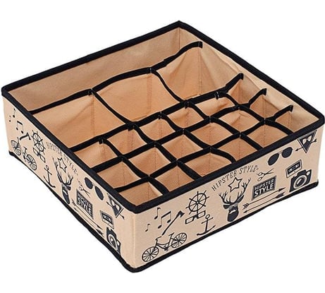 Органайзер HOMSU Hipster Style на 18+3+1 30x30x11 см HOM-757