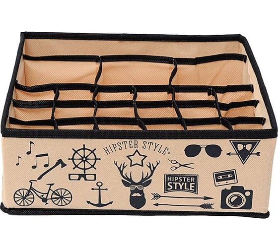 Органайзер HOMSU Hipster Style на 18+3+1 30x30x11 см HOM-757