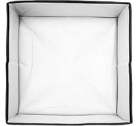 Квадратная коробка для хранения вещей HOMSU Eco White 30х30х13 см HOM-1242