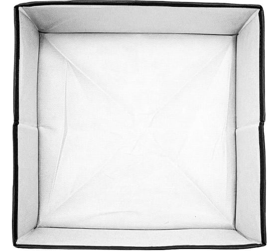 Квадратная коробка для хранения вещей HOMSU Eco White 30х30х13 см HOM-1242 1