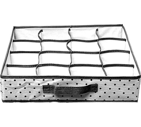 Органайзер для одежды HOMSU Eco White на 16 ячеек большой 40х40х9 см HOM-1255