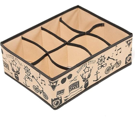 Органайзер HOMSU Hipster Style на 8 секций 31x24x11 см HOM-122 1