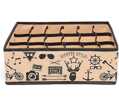 Органайзер HOMSU Hipster Style на 18 секций 31x24x11 см HOM-123