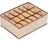 Органайзер HOMSU на 18 секций 31x24x11 см HOM-161 1
