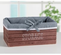Короб для хранения Доляна STORAGE 20х11.5х9 см, малый, цвет коричневый 3954834